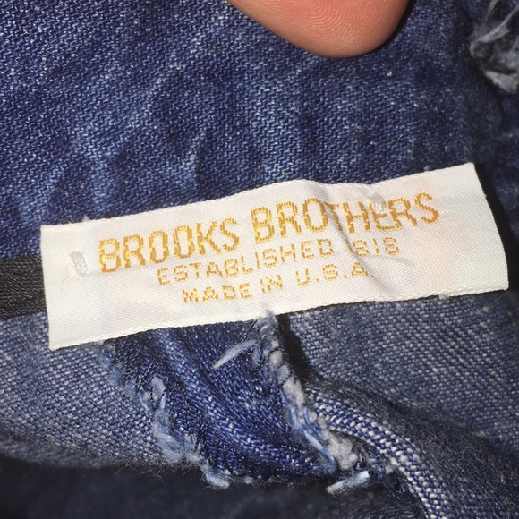 Brooks Brothers Vintage Pleated denim skirt. - Picture 6 of 6